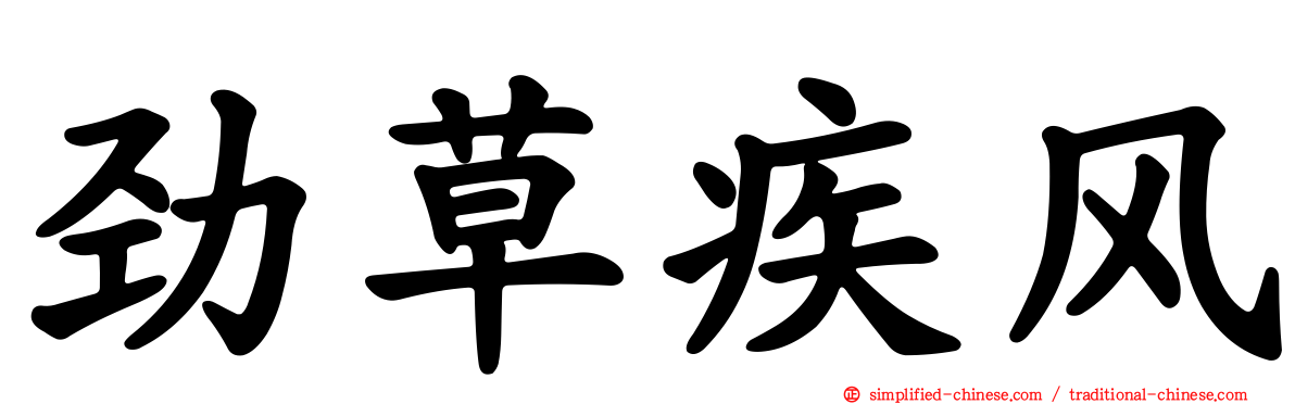 劲草疾风
