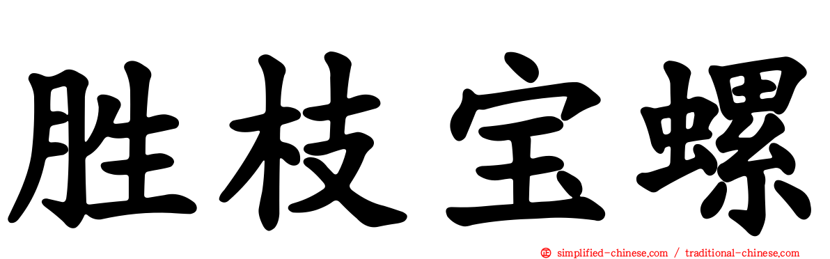 胜枝宝螺