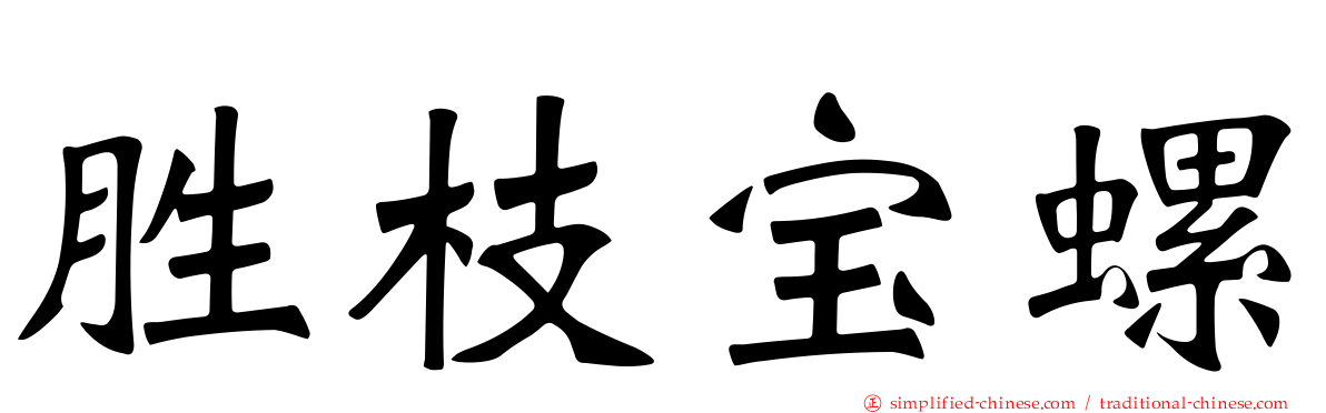 胜枝宝螺