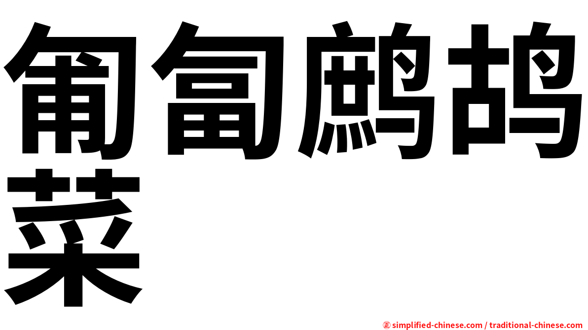 匍匐鹧鸪菜