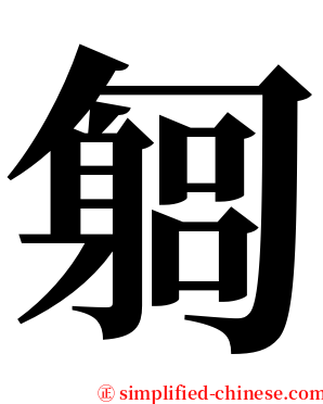 匔 serif font