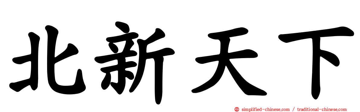 北新天下
