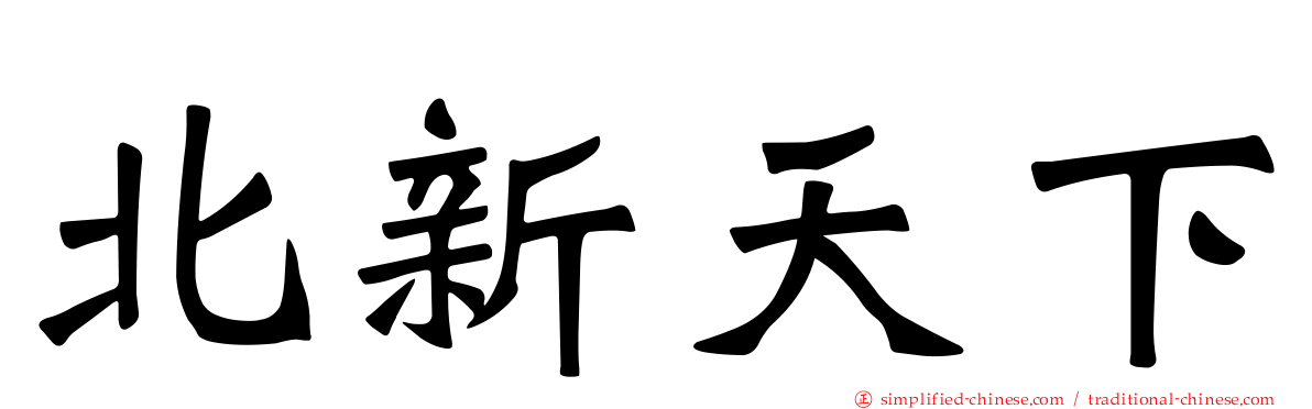 北新天下