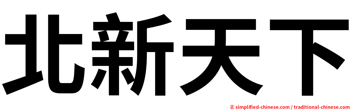 北新天下
