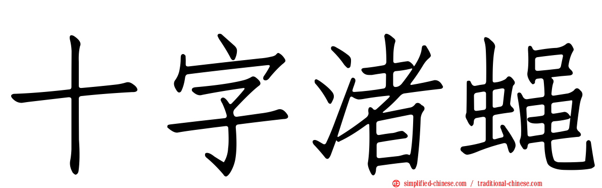 十字渚蝇