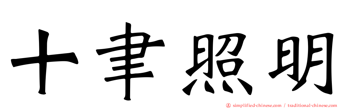 十聿照明