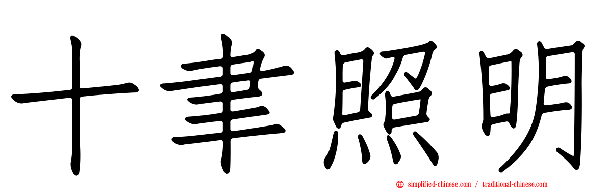 十聿照明