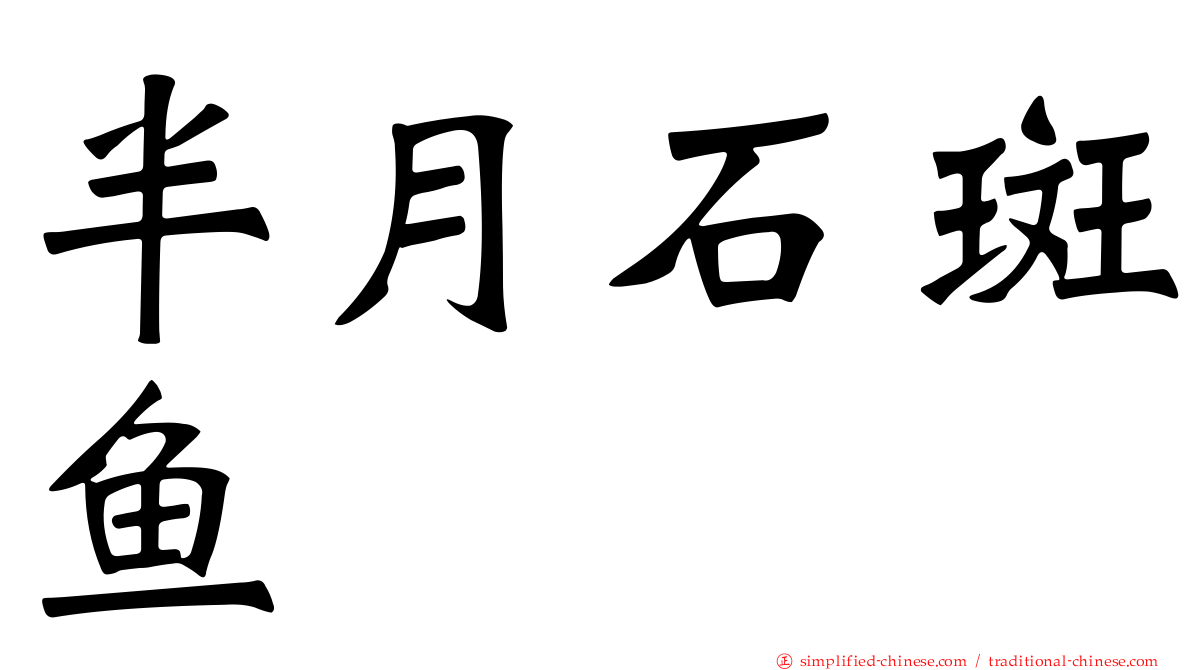 半月石斑鱼