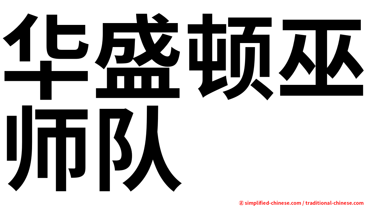 华盛顿巫师队