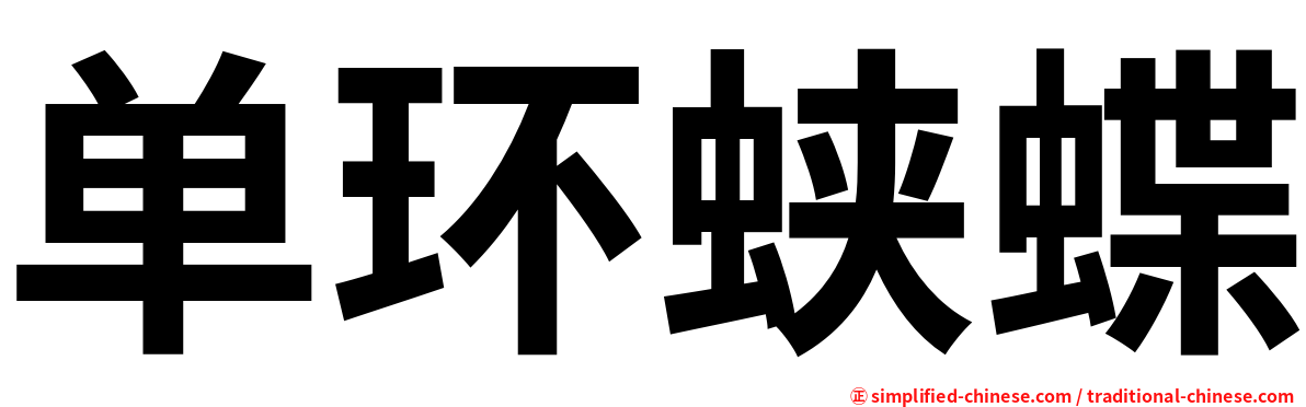 单环蛱蝶