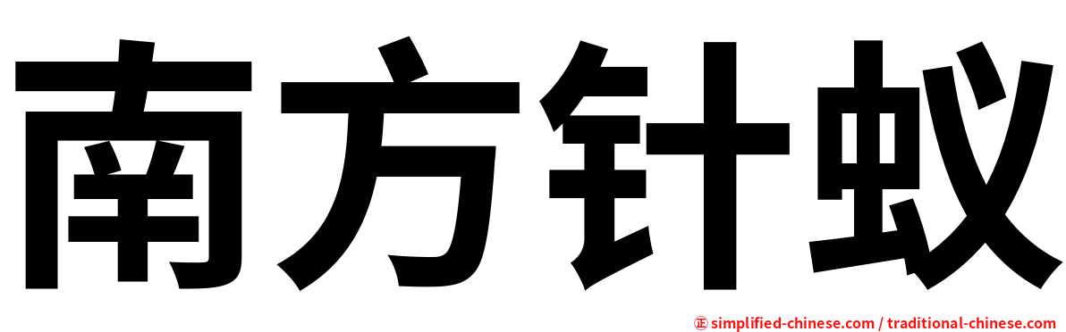 南方针蚁