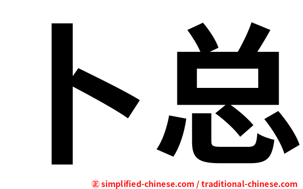 卜总