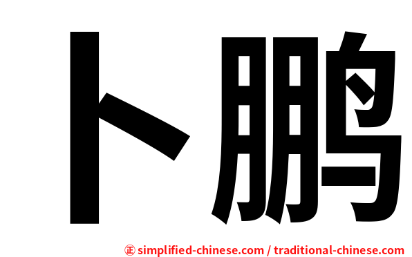 卜鹏