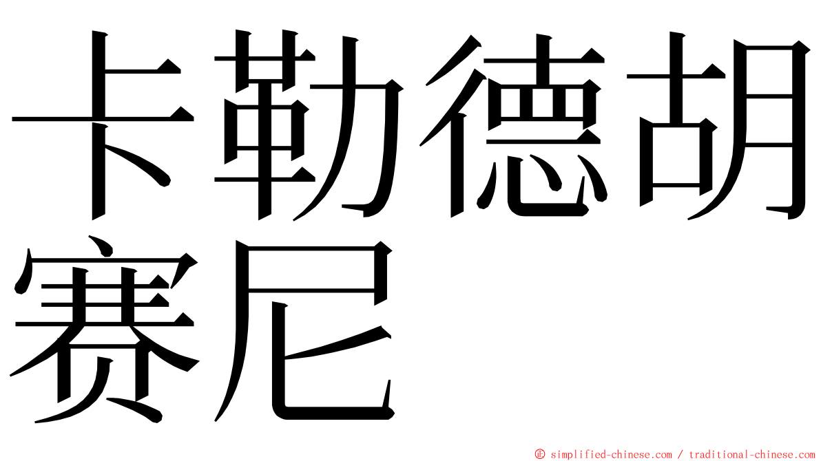 卡勒德胡赛尼 ming font