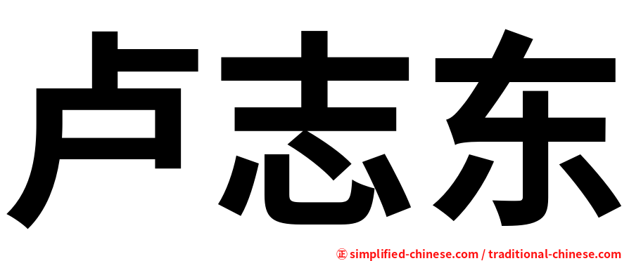 卢志东