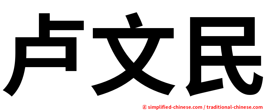 卢文民