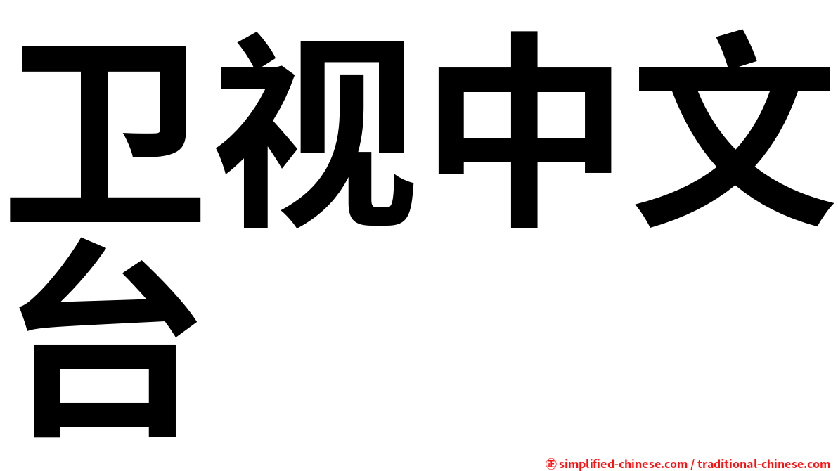 卫视中文台