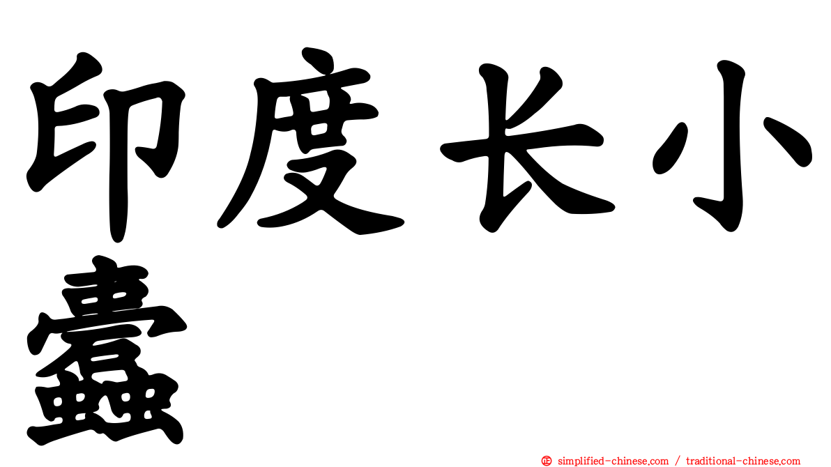 印度长小蠹