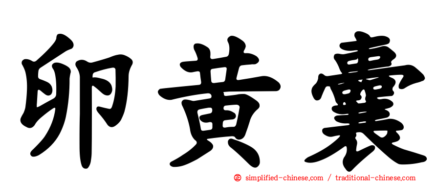 卵黄囊