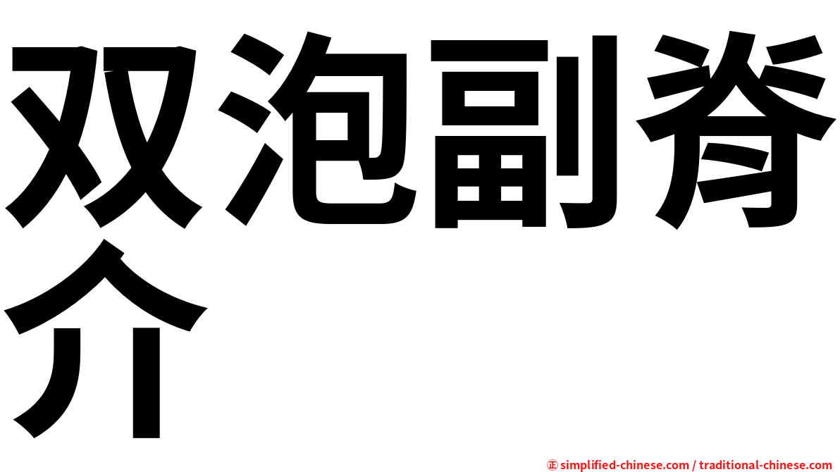 双泡副脊介