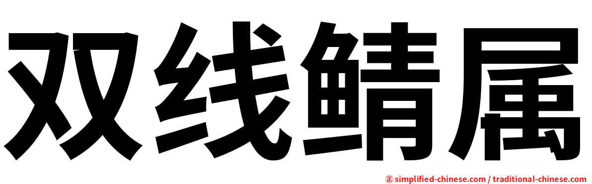 双线鲭属