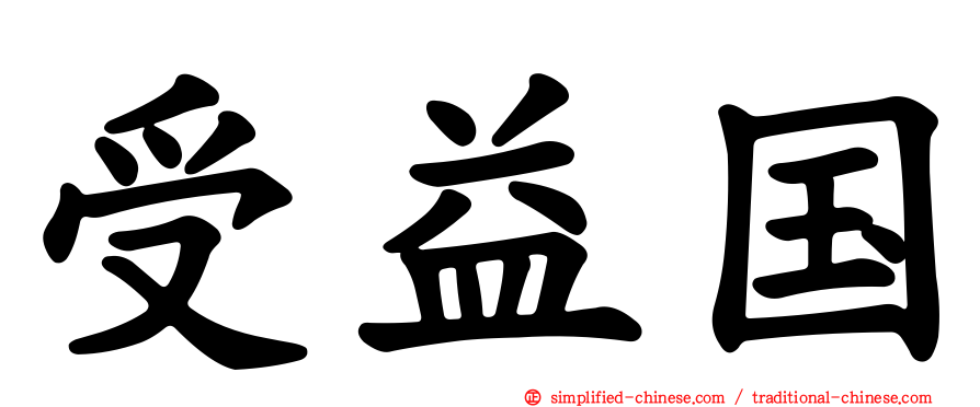 受益国