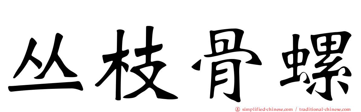 丛枝骨螺
