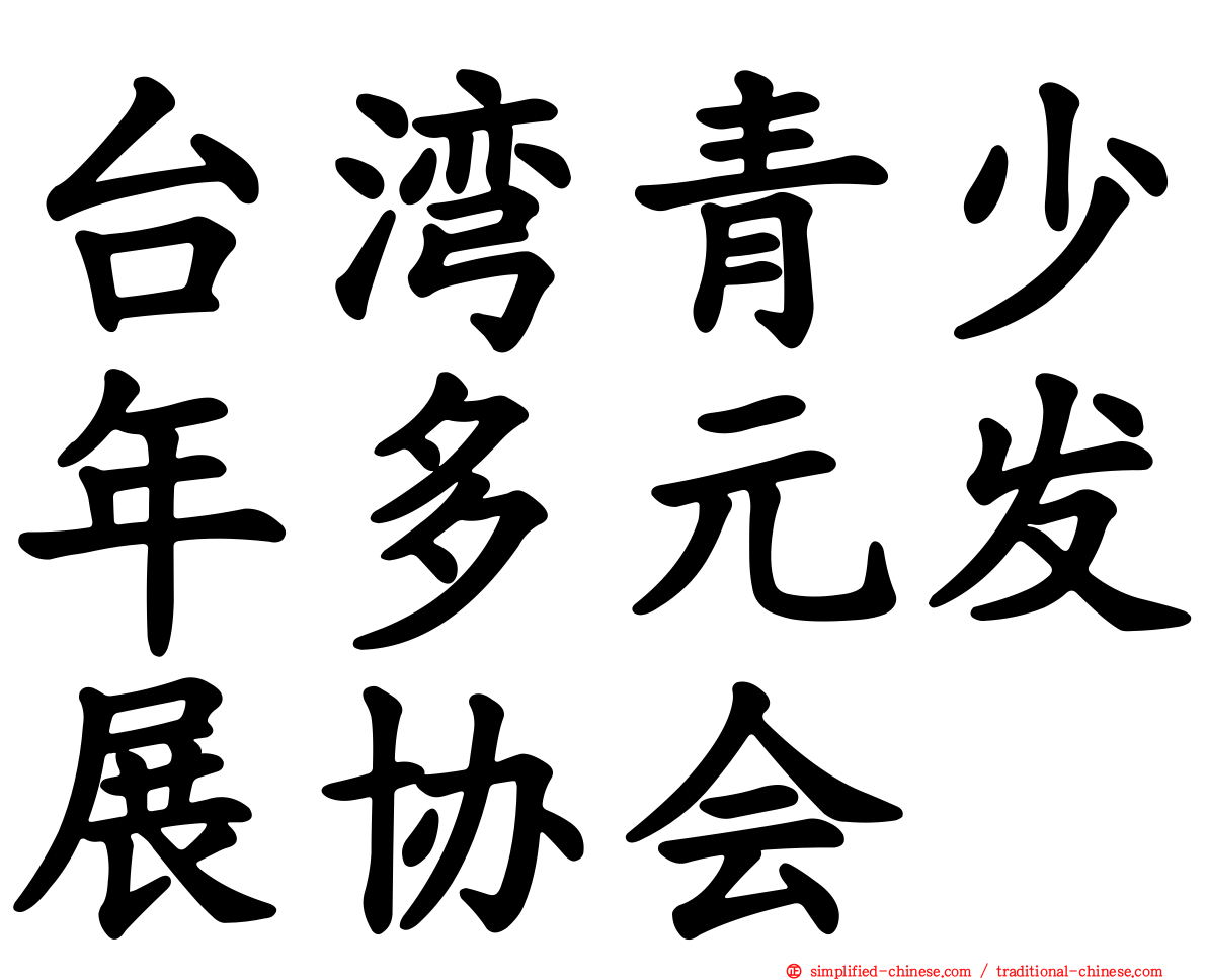 台湾青少年多元发展协会