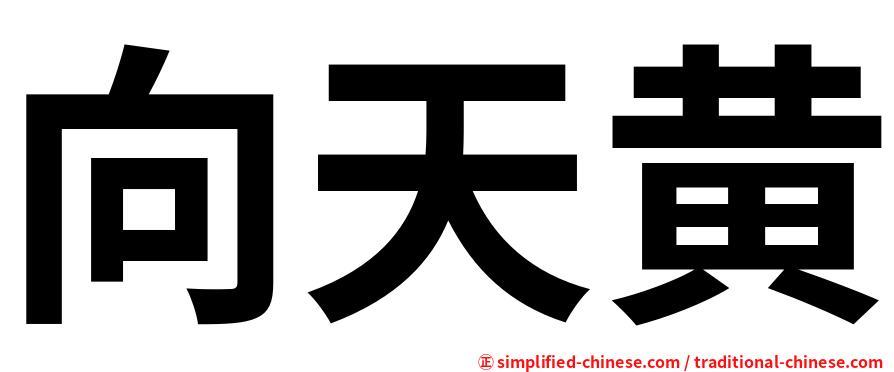 向天黄