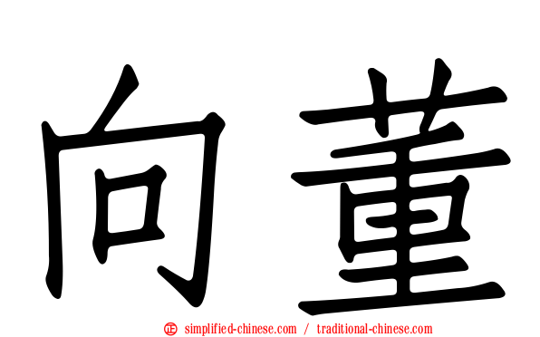 向董