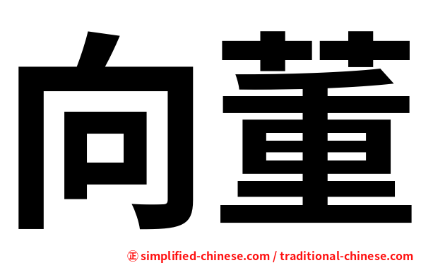 向董