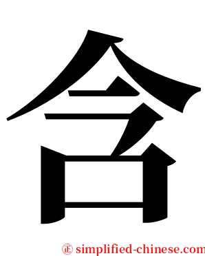 含 serif font