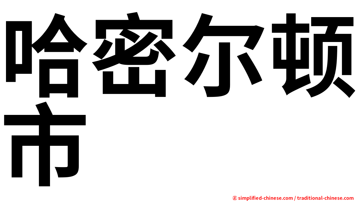 哈密尔顿市