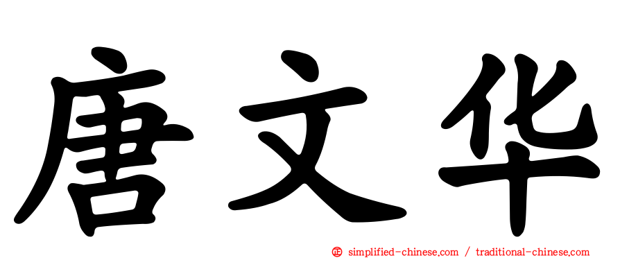 唐文华