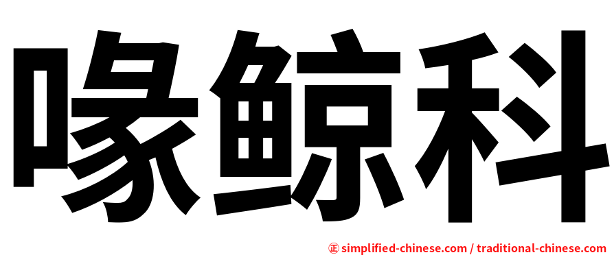 喙鲸科