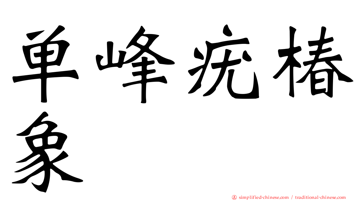单峰疣椿象