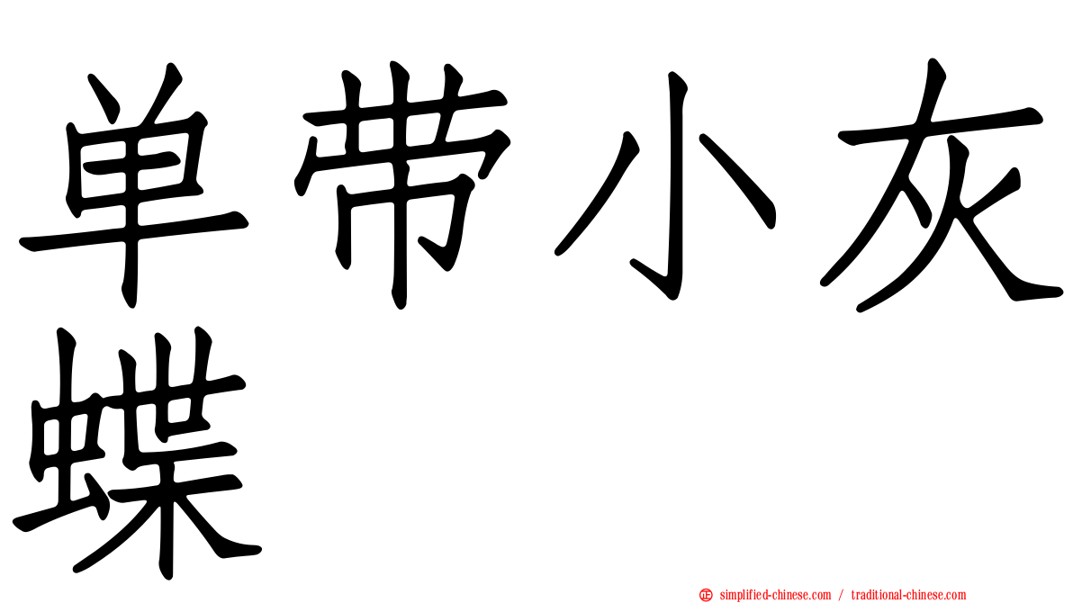 单带小灰蝶