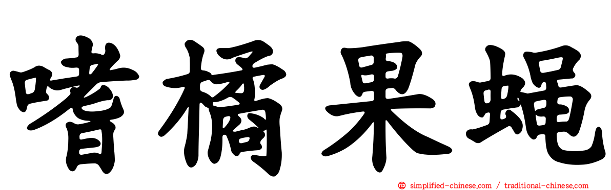 嗜橘果蝇