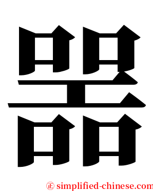 噐 serif font