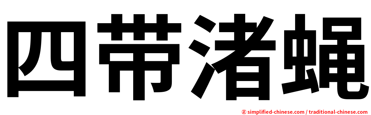 四带渚蝇