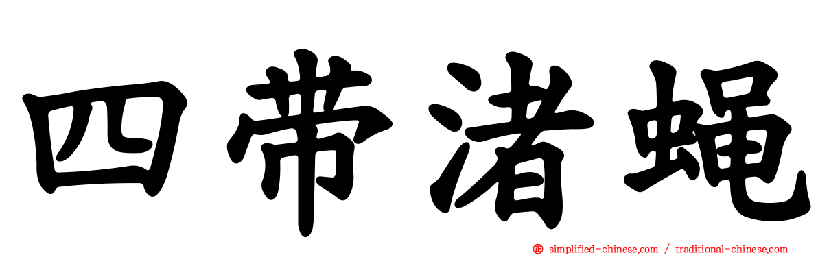 四带渚蝇