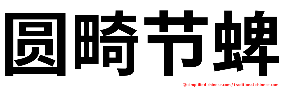 圆畸节蜱
