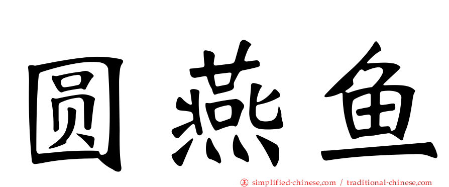 圆燕鱼