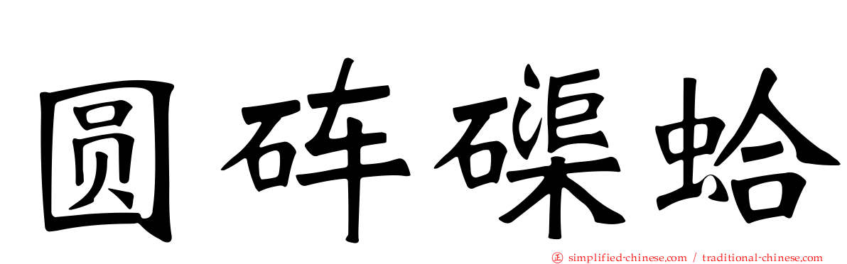 圆砗磲蛤