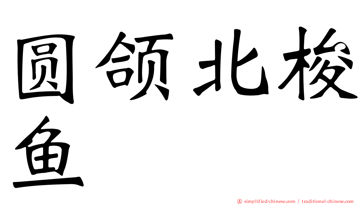 圆颌北梭鱼