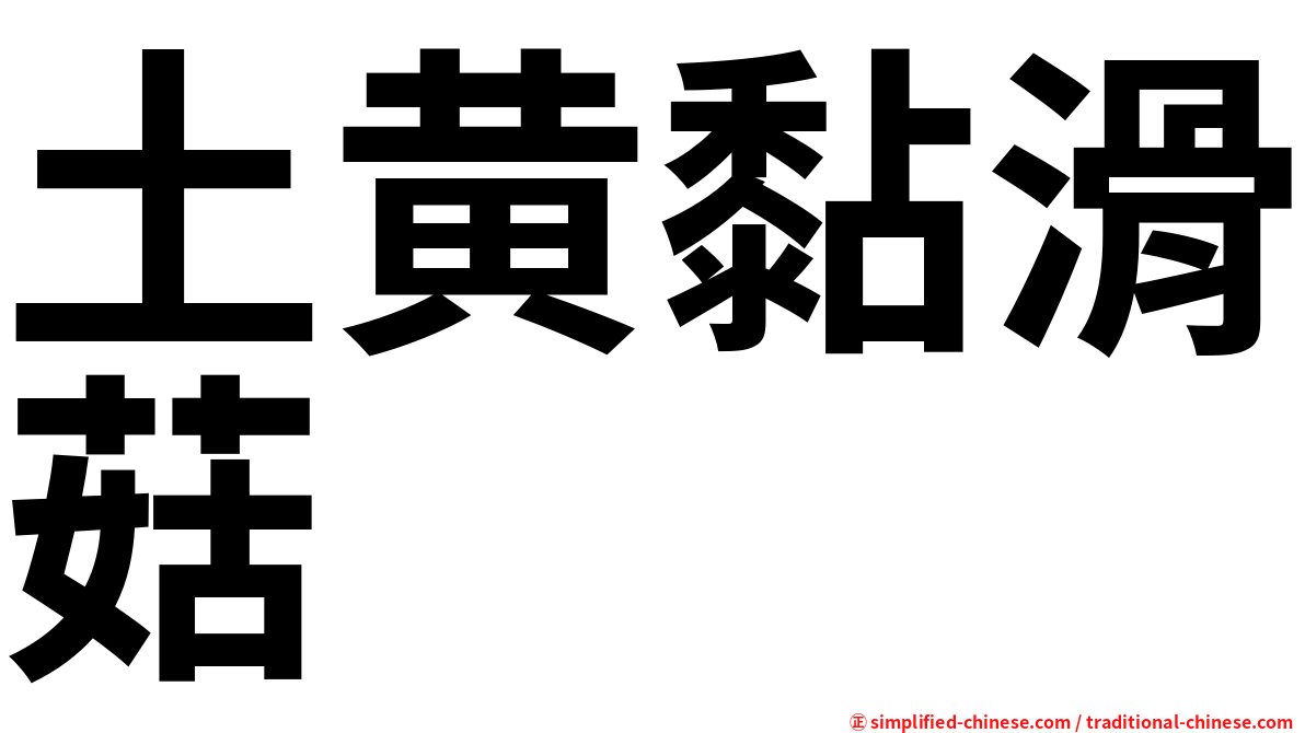 土黄黏滑菇