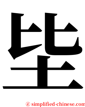坒 serif font