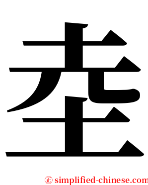 坴 serif font