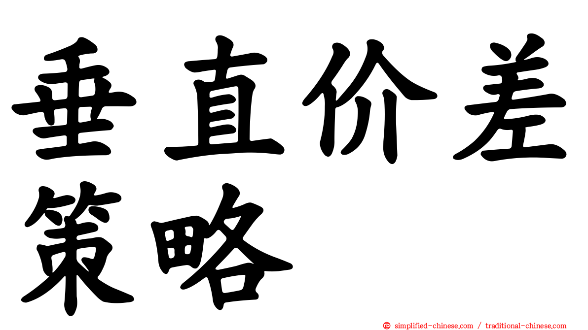 垂直价差策略