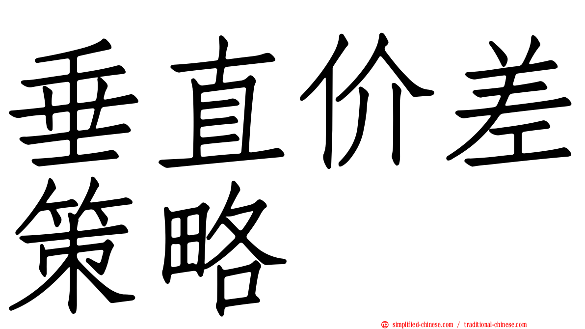 垂直价差策略